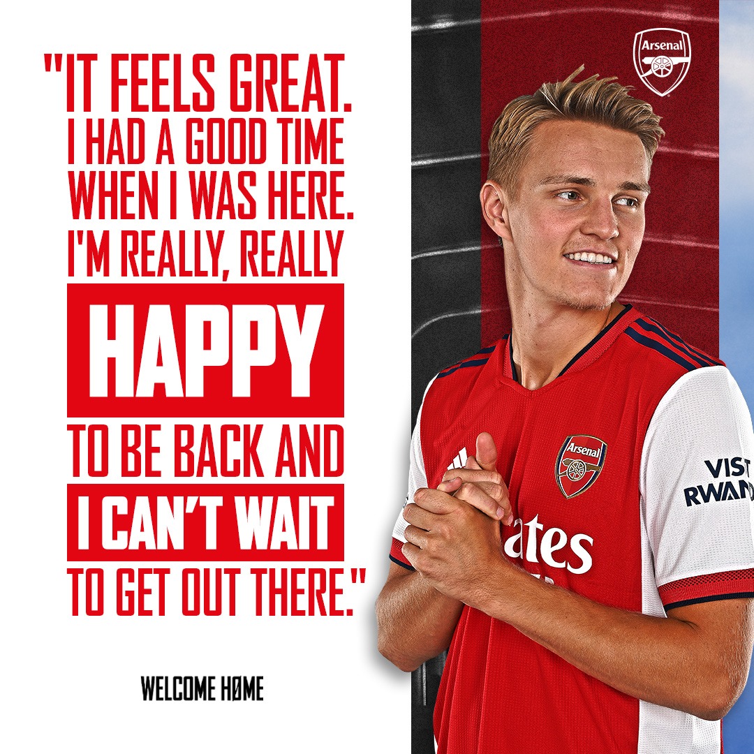 Arsenal's tweet image. Meant to be ❤️