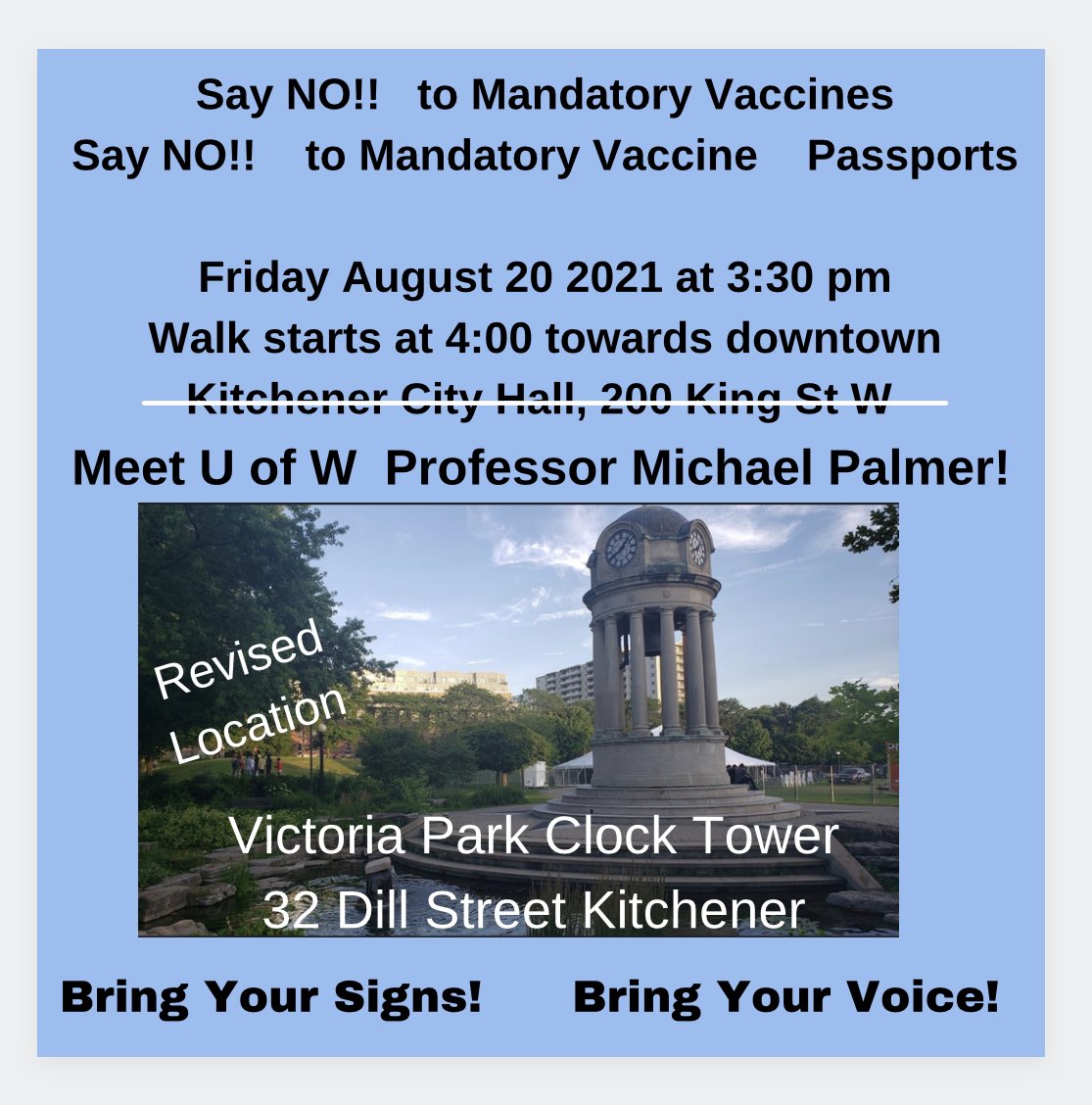 Standing Up Yet? For No Vaccine Passports No Vaccine Mandates