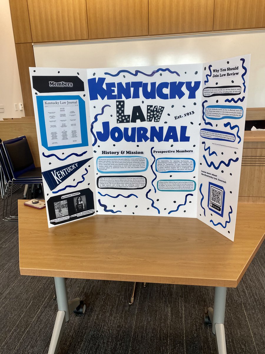 The Kentucky Law Journal was thrilled to meet the Class of 2024 at the Student Organization Fair. Welcome to the University of Kentucky J. David Rosenberg College of Law! <a href="/ukcollegeoflaw/">University of Kentucky Rosenberg College of Law</a>