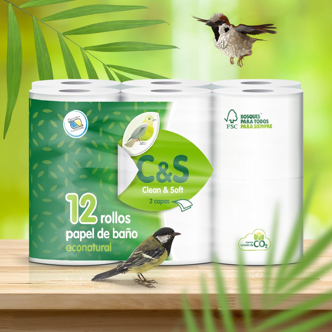 protisaeu's tweet photo. Clean&amp;Soft es protección y respeto a los bosques. Cuenta con la certificación FSC, que garantiza la obtención de materia prima no obtenida de la tala de árboles, y un envoltorio elaborado con plástico 50% reciclado y 100% reciclable. #ecofriendly #sostenibilidad @elaboradoaqui https://t.co/mF80bBerui