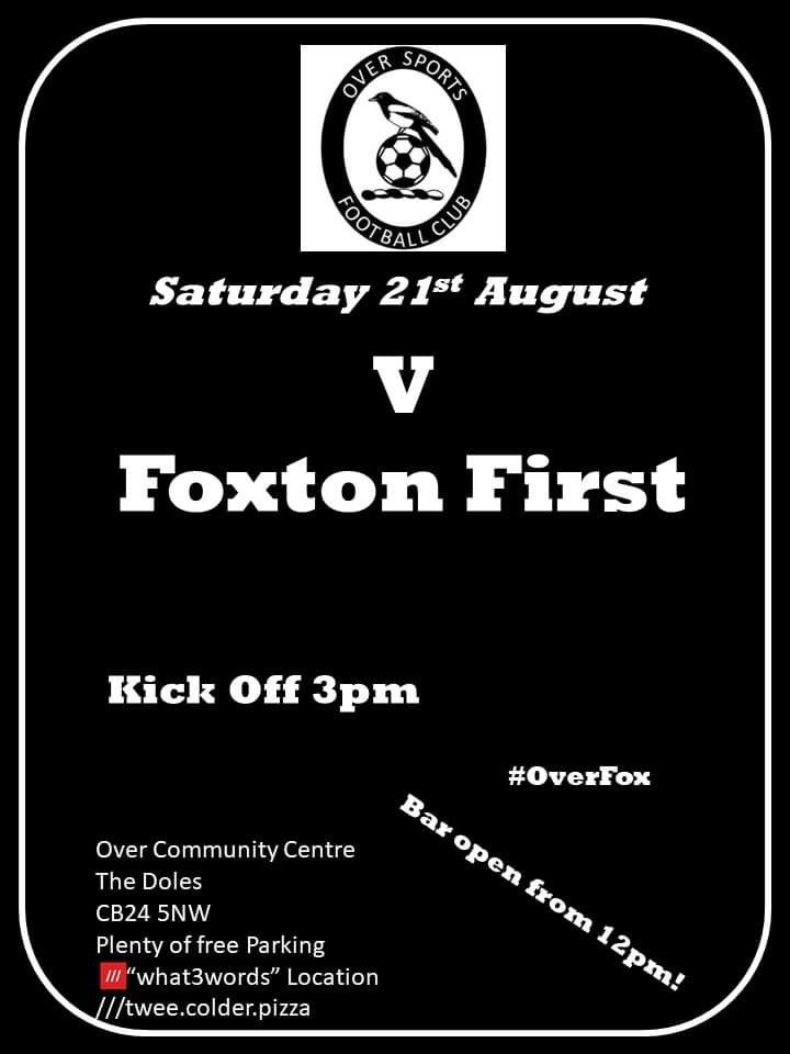 OverSports_FC's tweet photo. Tomorrow at @CentreOver #OverFox https://t.co/3ZiEfF9LOD