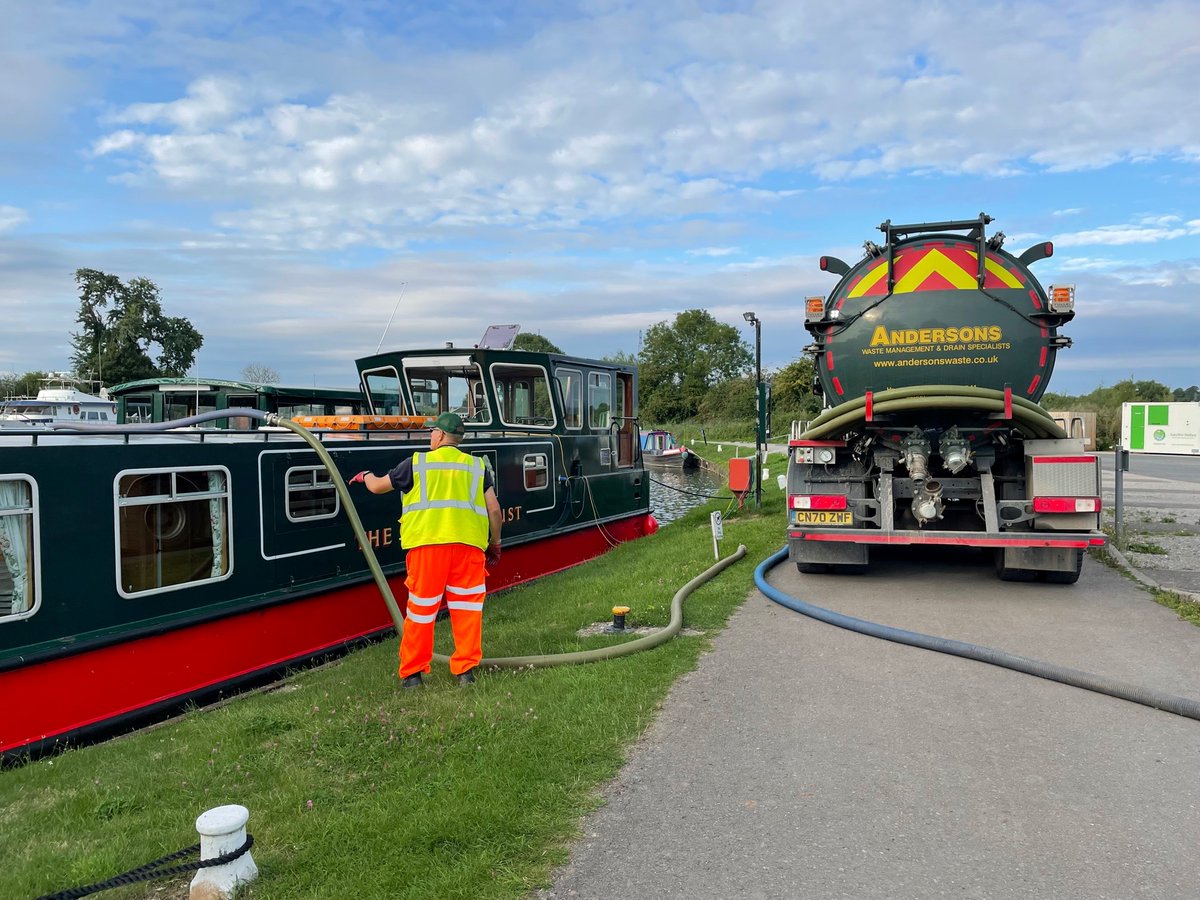 Thank you again to andersonswaste.co.uk for emptying our waste tanks free of charge