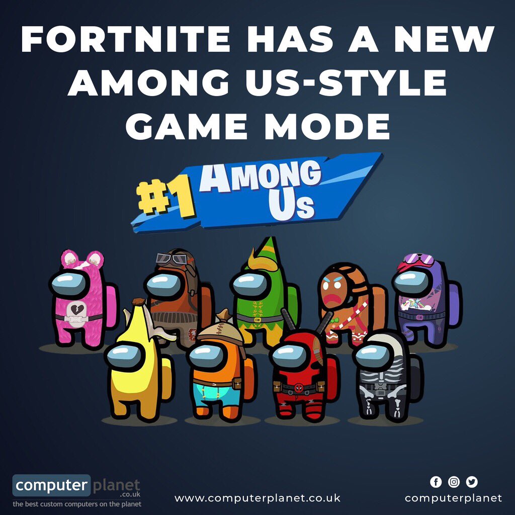 computerplanet's tweet image. A year after Innersloth's Among Us blew up in popularity, Fortnite is looking to get on the hype train with its latest game mode.
⁠
computerplanet.co.uk