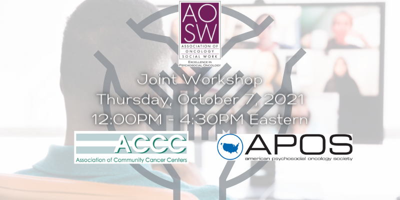 APOSHQ's tweet photo. Don't miss out!  #SaveTheDate More details to come!  @ACCCBuzz @oncosocialwork #JointWorkshop #psychosocialoncology #cancer https://t.co/pUYfYLE4eN