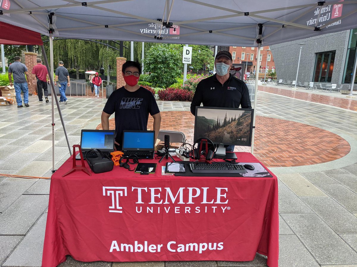 TempleAmbler's tweet photo. Stop by the University College tables near O'Connor Plaza on Main Campus to discover the variety of resources and programs that can be part of your Temple experience.
#TUwelcome #TUtogether
@Temple_HBG @tufieldstation @TUCCTemple @templesummer @tu_precollege https://t.co/8i8RiIKaBL