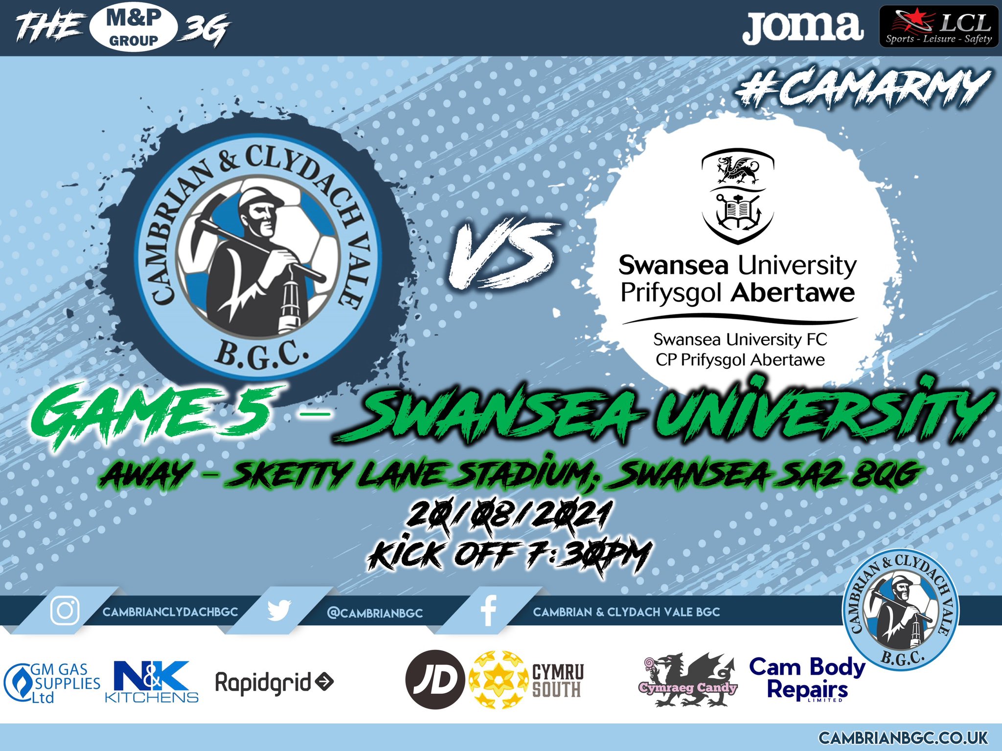 Cambrian & Clydach Vale B.G.C. on Twitter "GAME DAY ⚽️ We travel west to CymruLeagues South 🏆