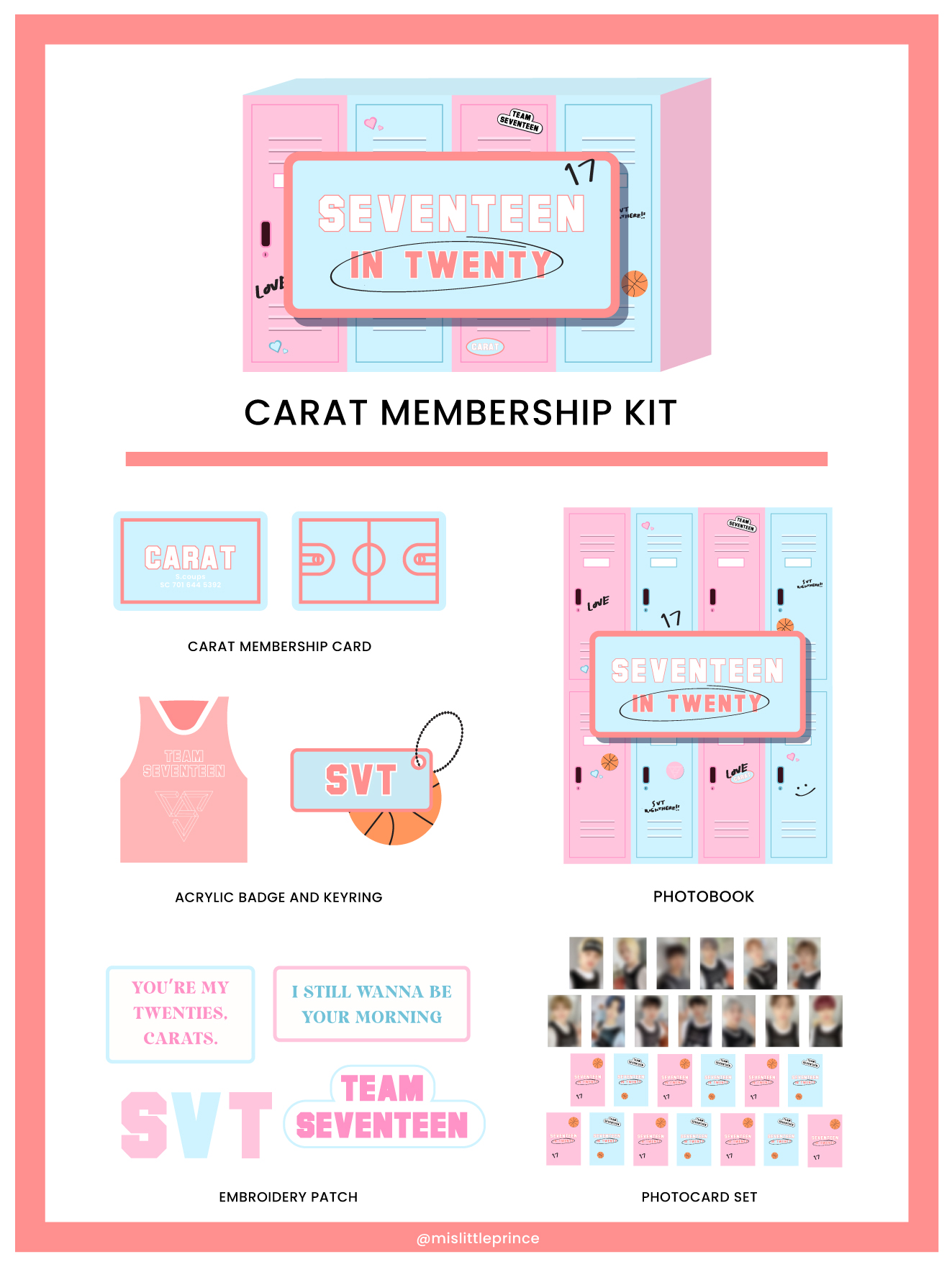 K-POP・アジア SEVENTEEN IN TWENTY MEMBERSHIP KIT Miscellaneous goods SEVENTEEN CARAT MEMBERSHIP KIT