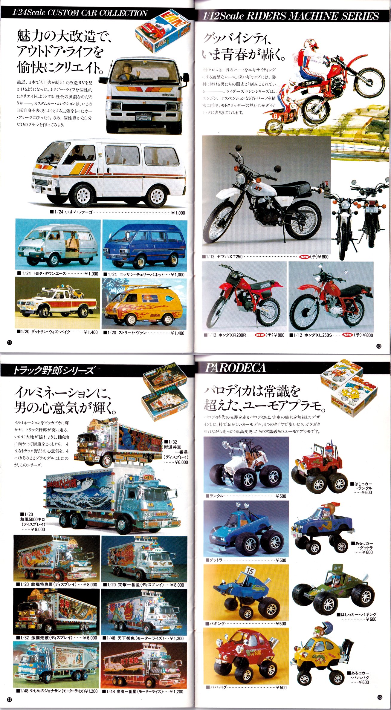 「オオタキ」プラモデル・カタログ（新品・１９８２年） 物置の一冊・昭和57年の「'82プラモデルカタログ」 : 日刊