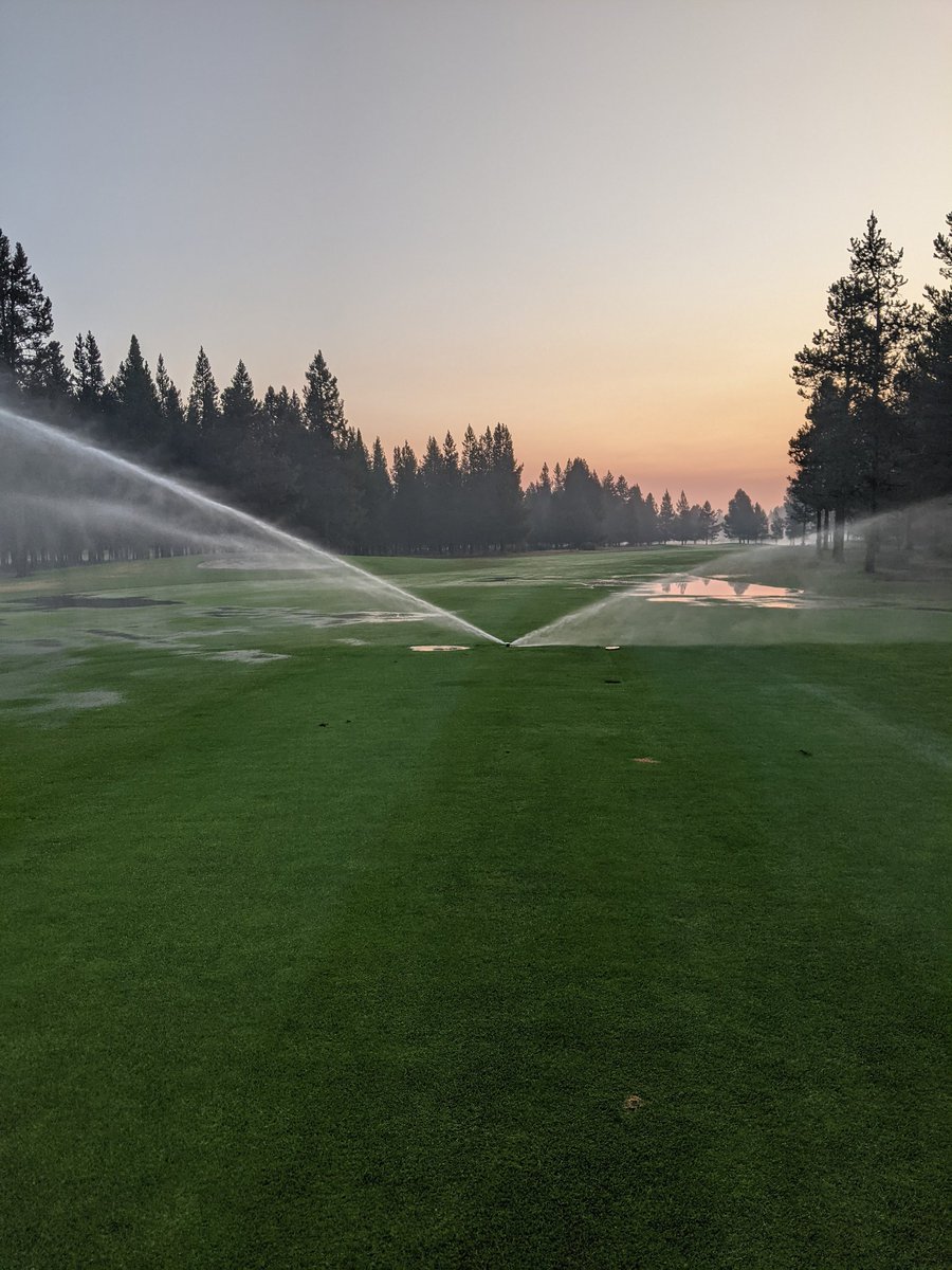 The smoke in the morning really makes for a neat sunrise.....