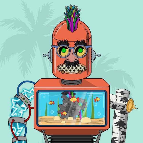 absurdbots's tweet photo. 𝙾𝚗𝚎 𝚖𝚘𝚛𝚎 𝙰𝚋𝚜𝚞𝚛𝚍𝚋𝚘𝚝 𝚙𝚞𝚛𝚌𝚑𝚊𝚜𝚎. 𝙻𝚘𝚘𝚔𝚜 𝚕𝚒𝚔𝚎 𝙼𝚊𝚛𝚔𝚜 𝙶𝚛𝚘𝚞𝚌𝚑𝚘 𝚏𝚊𝚗 𝚑𝚎𝚛𝚎.
Check the whole #AbsurdSquad at @opensea Link: https://t.co/wfUT19x0SH
#NFT #NFTcollectibles #absurdbots #OpenSeaNFT https://t.co/NTSkiYjde7