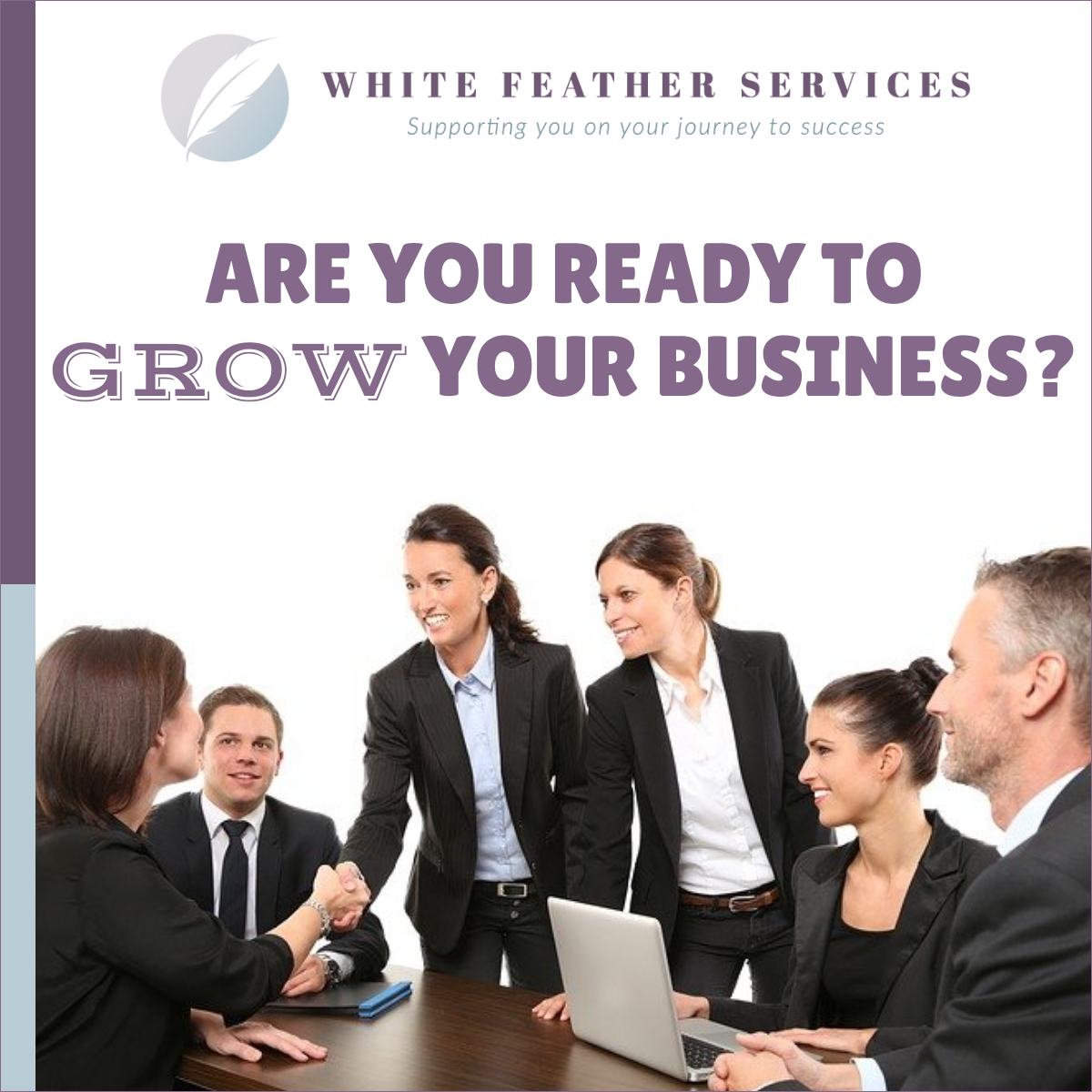 Good news... White Feather Services is taking on NEW CLIENTS!  Whether you are looking to restart your business following the lifting of the Covid-19 restrictions or are ready to take your business to new heights, we can help. #business #norfolk #virtualassistant #heretohelp