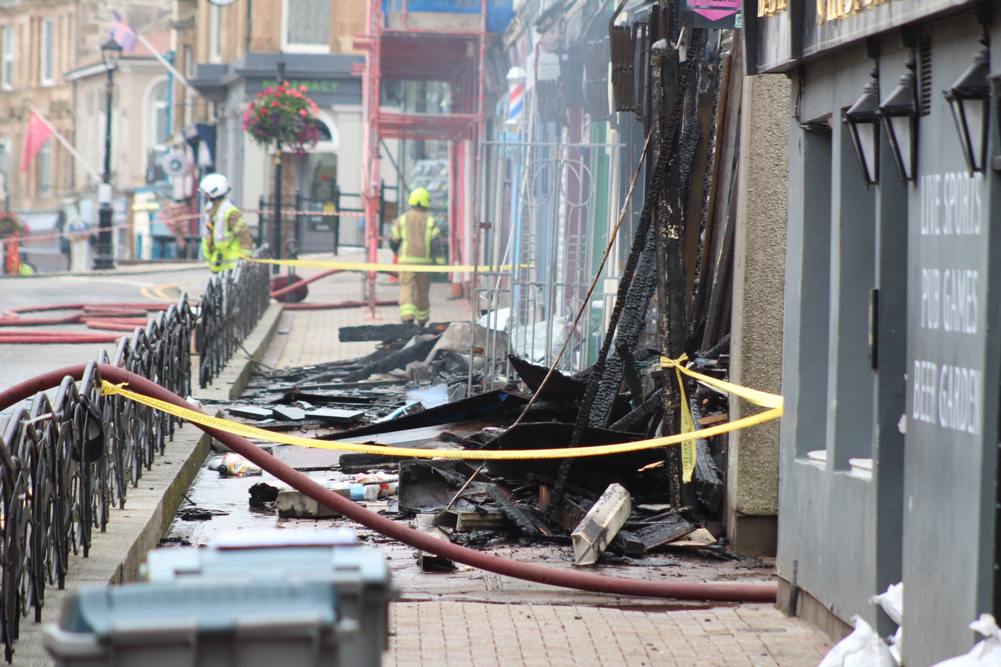 Dunoon Observer on Twitter "We understand the fire has caused damage