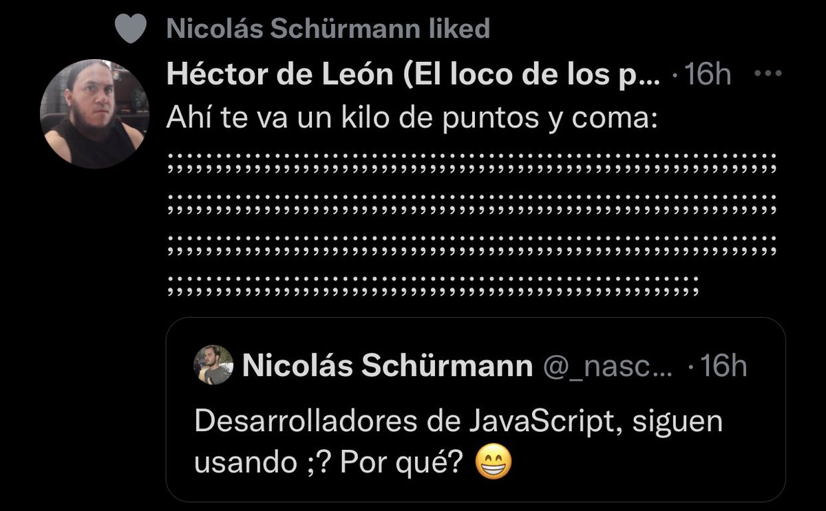 MoureDev's tweet photo. ¿No sabes cómo se pelean 2 programadores?

Así: https://t.co/840A0VpDbl