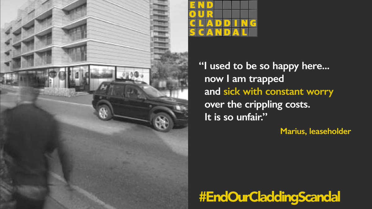 It's hard to express sufficiently the sheer misery caused by the #BuildingSafetyCrisis 

Even more damaging is the length of time this misery continues for many unresolved.

Marius said this almost one year ago but little has changed since then.

#NotJustCladding
<a href="/RishiSunak/">Rishi Sunak</a>