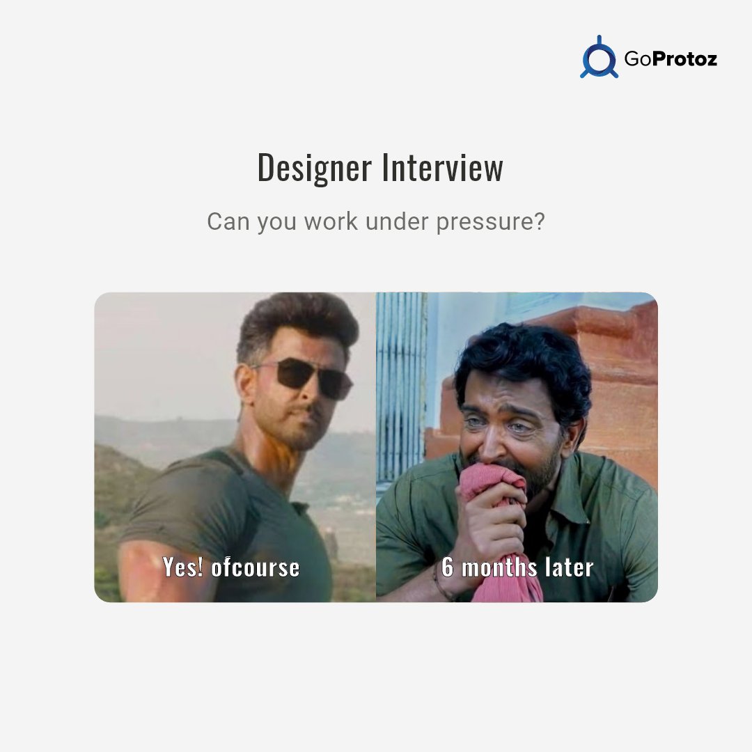 goprotoz's tweet photo. Fun post 😂
Hope you all liked this ❤
#uiuxdesign #uxdesig #funpost #design #designer https://t.co/ndF7lNoCqW