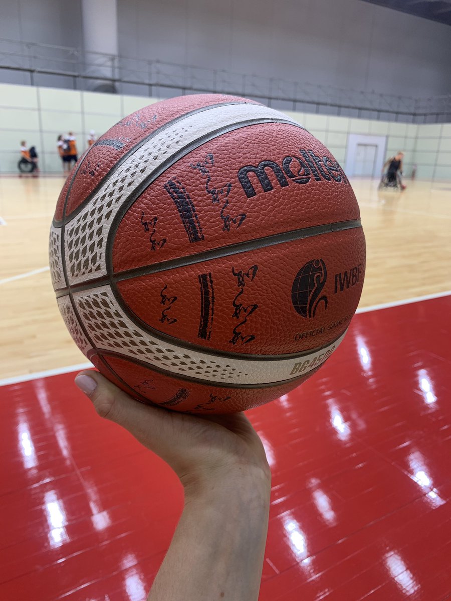 First basketball practice in Tokyo ✅🔥🧡 love this orange squad #Tokyo2020 #paralympics #TeamNL