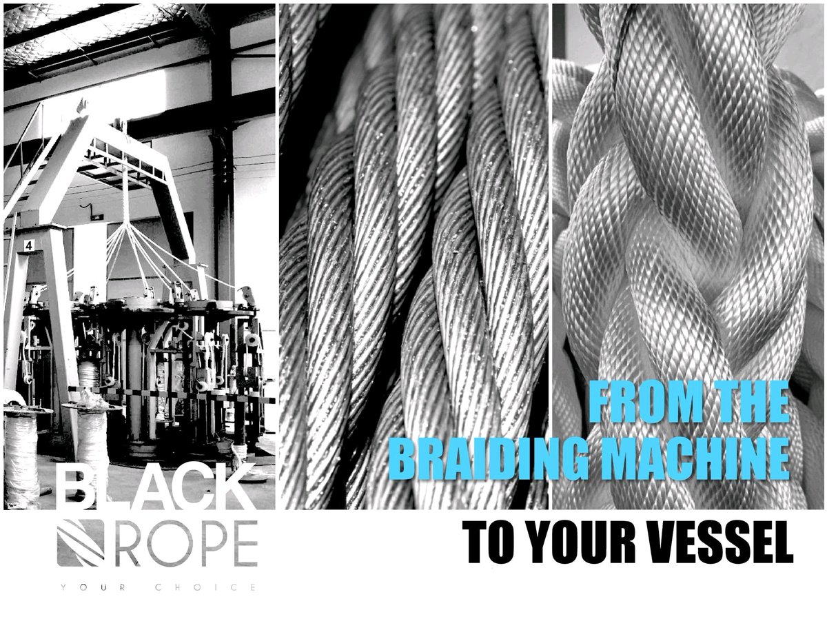 BlackRopegr's tweet photo. From the braiding machine to your vessel.
#mooringropes #wireropes #hmperopes
24/7 #support

#korea  #singapore  #china  #uae  #netherlands  #usa 

https://t.co/RvYhkQ91CV , info@blackropecocom

#ropes #mooringrope #wirerope #hmperope #dyneema #meg4 #antisnapback https://t.co/Jpmgg5wcaM