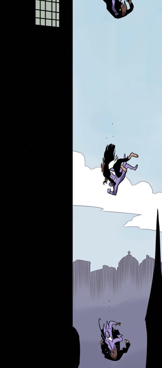 We make use of this effect, along some pseudo-versions of it, in LAVENDER JACK - the vertical Webtoon scroll makes it feel spontaneous and animated, and with panel count often being at a premium it's a great way to compress multiple panels' worth of information into one image