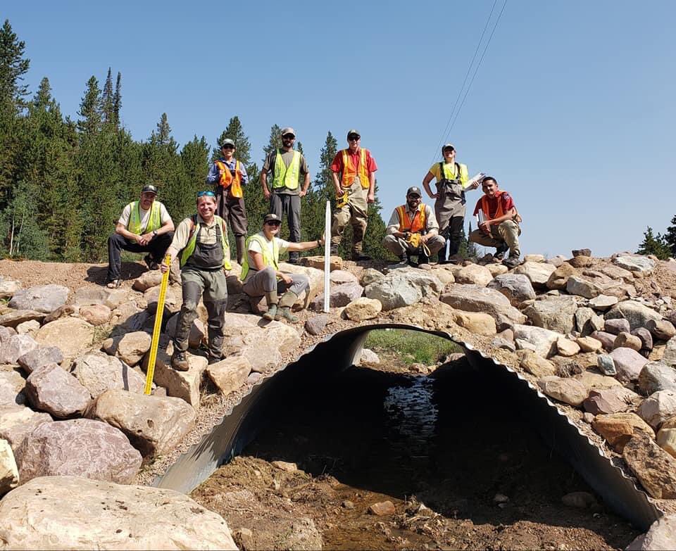 SEaquatics's tweet photo. Great times at our AOP training out west! #fishpassage #AOP #freetherivers #river #fishhabitat photo by Tait Ronnigen https://t.co/uj7YE2Lnce