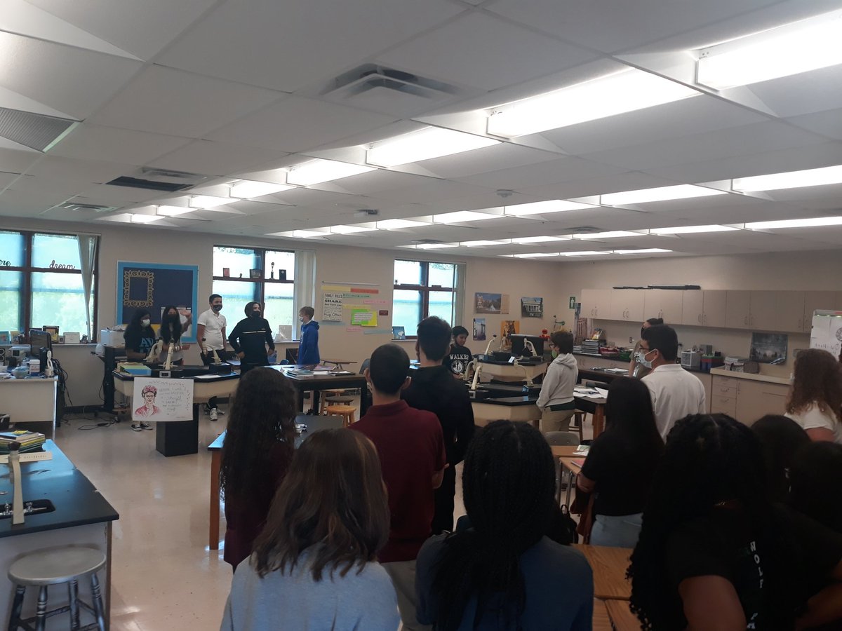 writeon4611's tweet photo. Brushing up on our argumentative skills through Philosophical Chairs. So impressed with this group's maturity and knowledge. #thisisavid #walkerwolves @HCPS_AVID @ScrivnerAVID @WalkerPTSA @WalkerMiddleIB @heatholloway @WalkerAP18 https://t.co/3pWLLMNVM5
