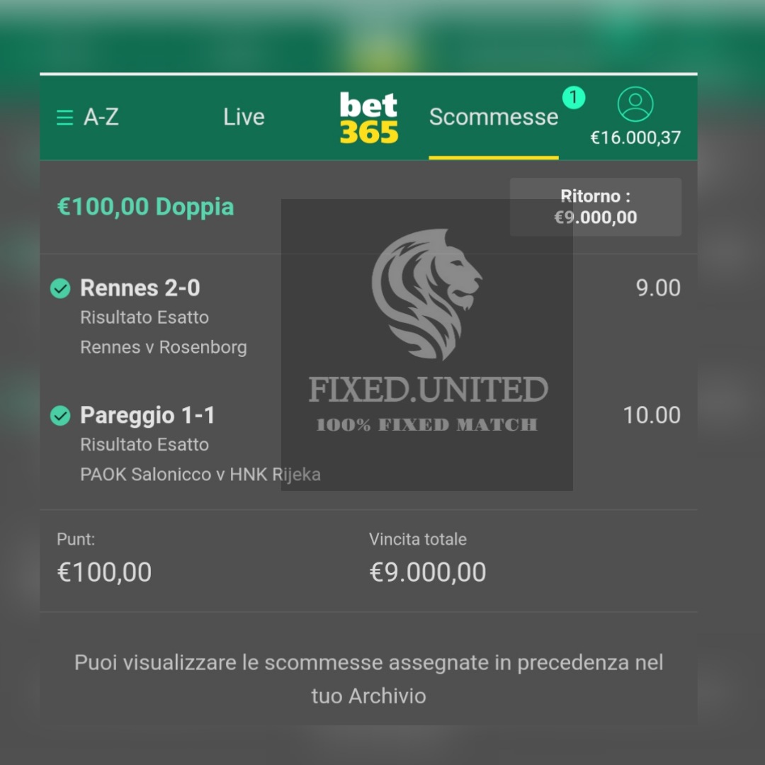 FixedUnited1's tweet image. 🚨 100% Fixed Matches 🚨

🎥 Big Proof About Last Our Win Of €15.000,00 In Bet365 💵

Today who is interested can contact me → @fixedunited to win tonight with us ! Good luck to Everyone

#betting #fixed #fixedmatch #odds #investment #investing #scommesse #scommessesportiv