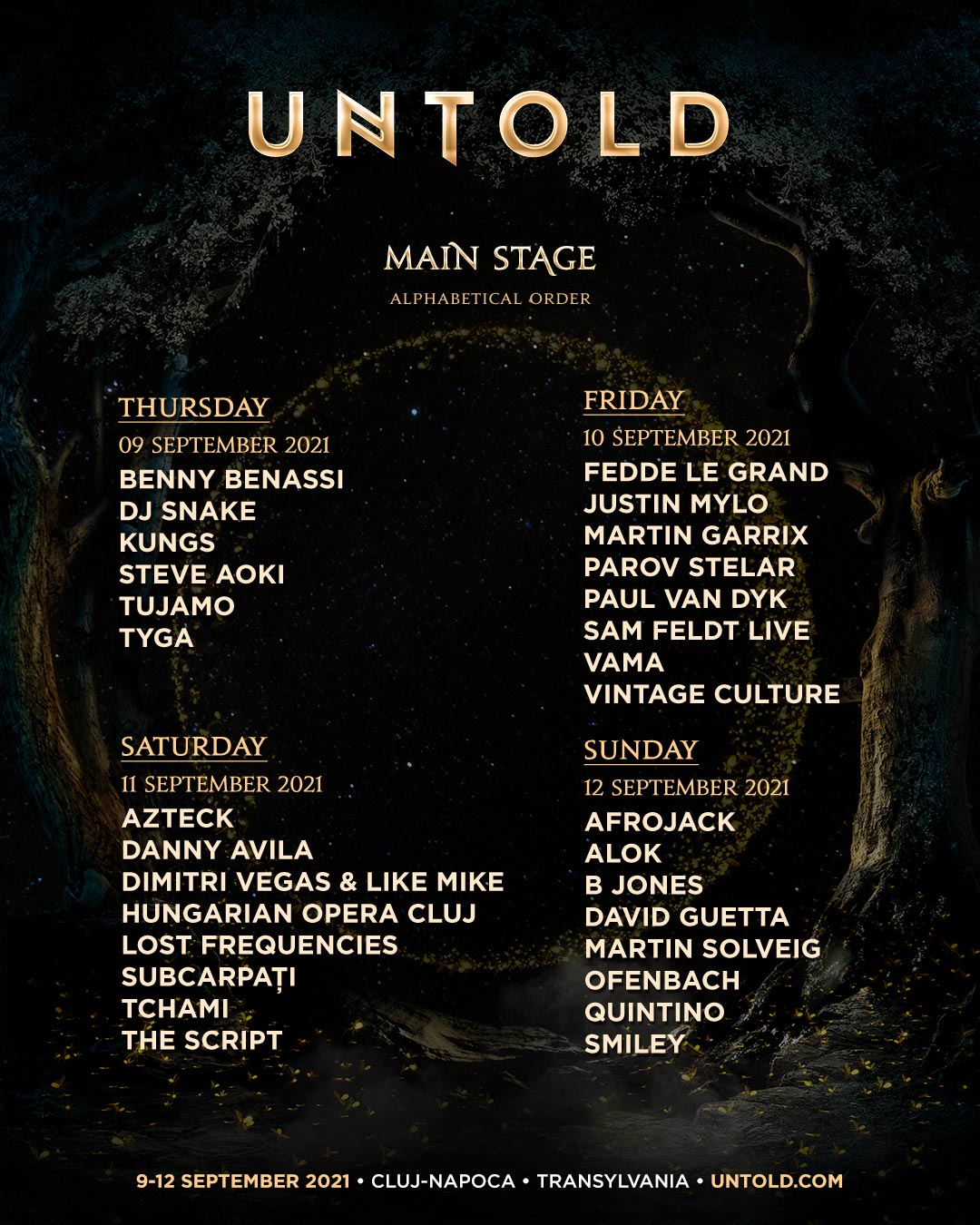 putty form Faculty UNTOLD FESTIVAL on Twitter: "Discover the daily schedule for UNTOLD 2021  and see when your favourite artists are playing in the World Capital of  Night and Magic. 🌖 Day tickets available on