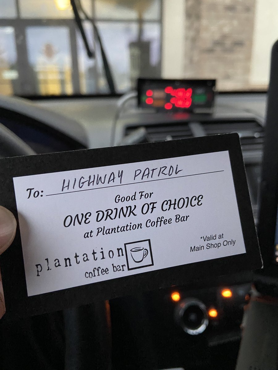 TrooperMichelle's tweet photo. Thanks to plantation coffee for fueling my rainy Friday !! #supportlocal #thankyou https://t.co/ce5r7eakVt