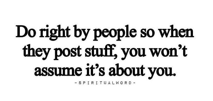 …and get free from PRIDE, PARANOIA, and PAST HURT so you’ll stop sitting around thinking folk talk about you just because you sit around talking about them. Amen. 💋