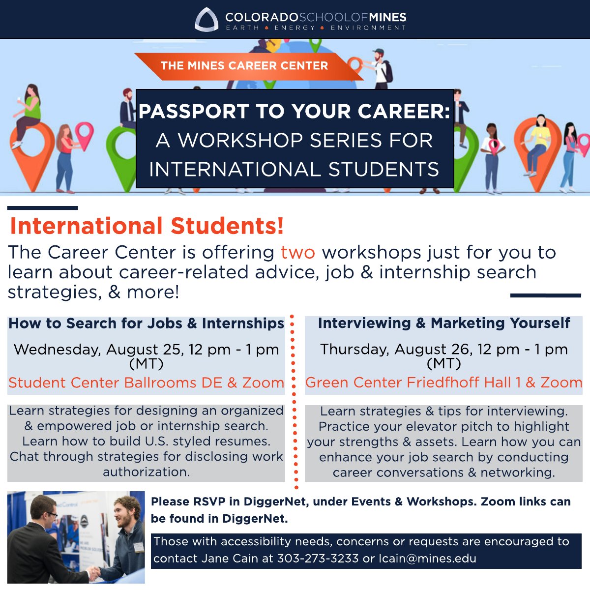 Mines Career Center on Twitter "International students! Get career