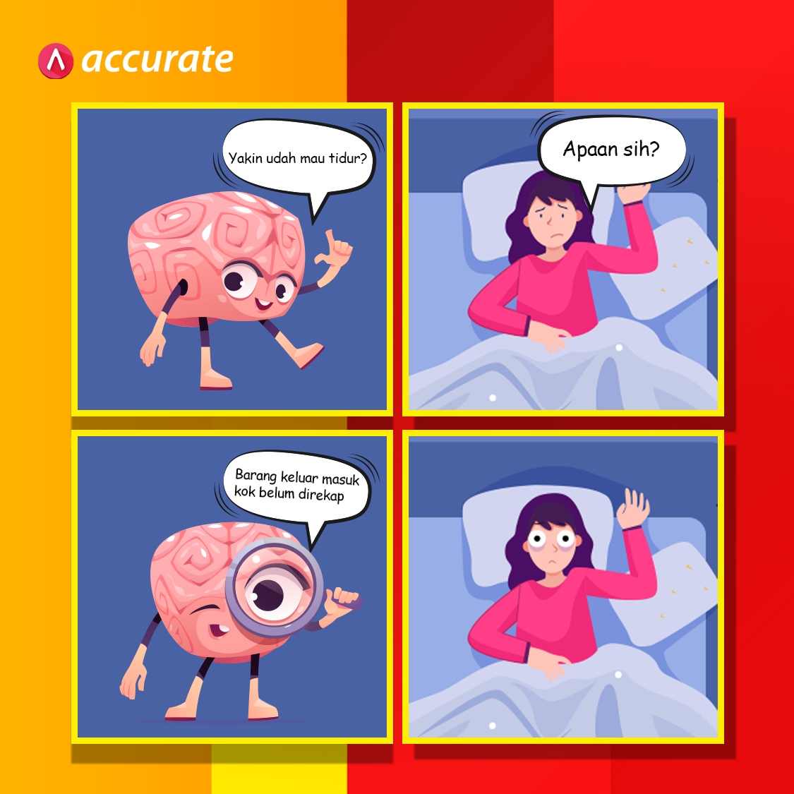 accurateid's tweet photo. ✓ Kalau pakai Accurate, kamu bisa pantau jatuh tempo piutang.

✓ Soal stok barang? Tenang! Cukup catat aja. Nanti stok ter-update otomatis.

✓ Kamu juga nggak perlu catat satu per satu penjualan di marketplace, bisa langsung impor.

#brainbeforesleep #bisnisjadimudah #accurate https://t.co/FASGBvxU1C