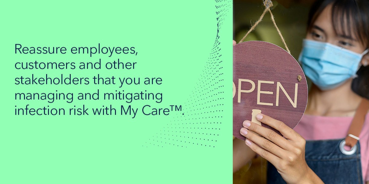 Businesses have been forced to evaluate all aspects of the world of work, from #InfectionRisk to #HealthandSafety. The ability to keep people safe is a defining factor but proving the strength of those measures is even more important.👉dnv.social/N6 #MyCare