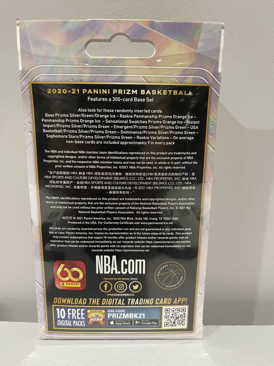 FastBreakCards's tweet photo. 🔥Fast Break Fire Freebie🔥

Cost: FREE - Free S&amp;H.

2020-21 NBA Prizm Hanger Box

When does it end? August 21th - 10 AM Eastern

How do I enter? Follow, Like, Retweet this post. Must be following entire time.

Can I win more than once? Yes

Only reply to DM’s from this account. https://t.co/L5RHla1Jr3