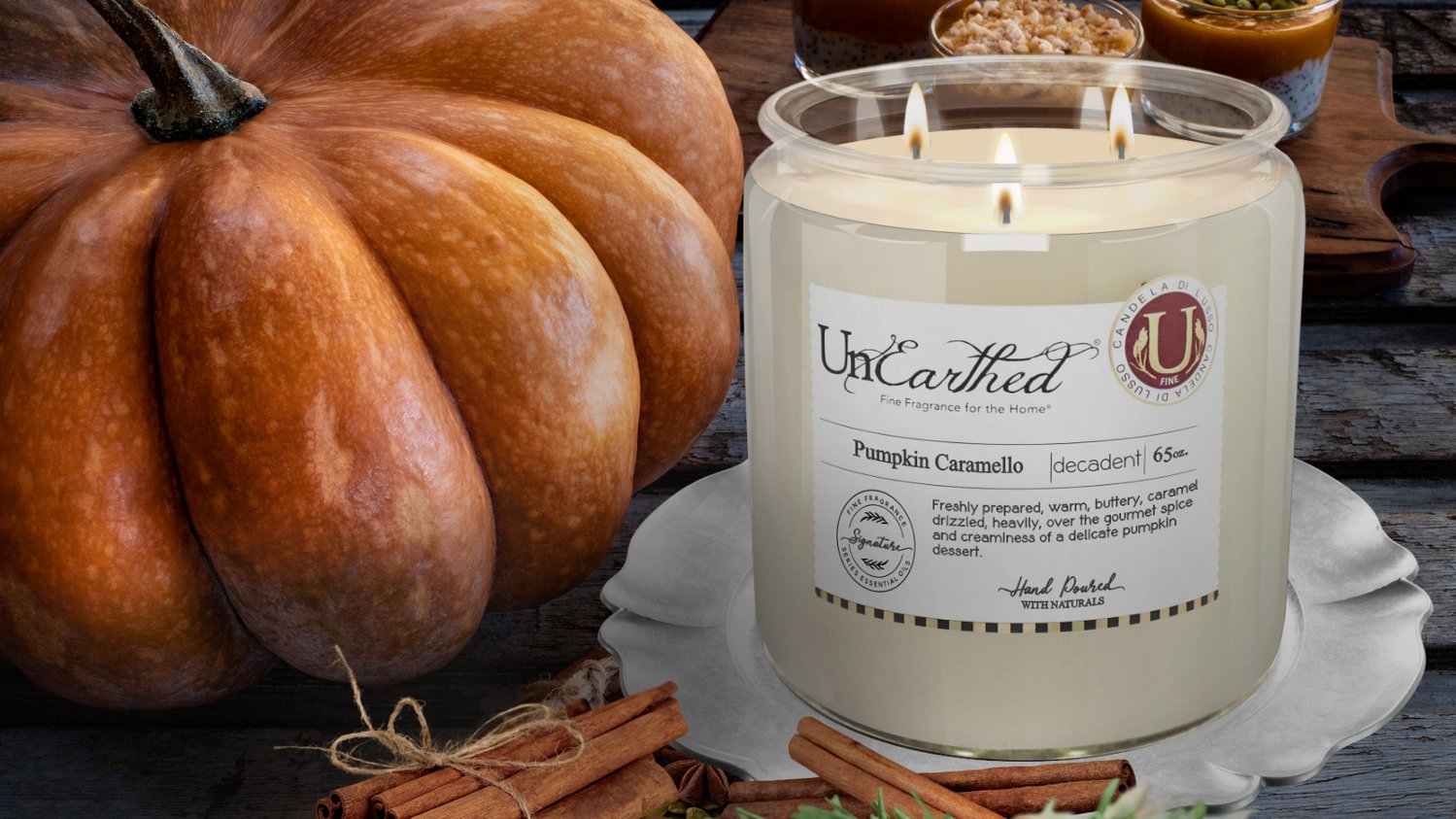 UnEarthed® Premium Scented Candles on Twitter "Put a lot of PUMPKIN in it... and some caramel
