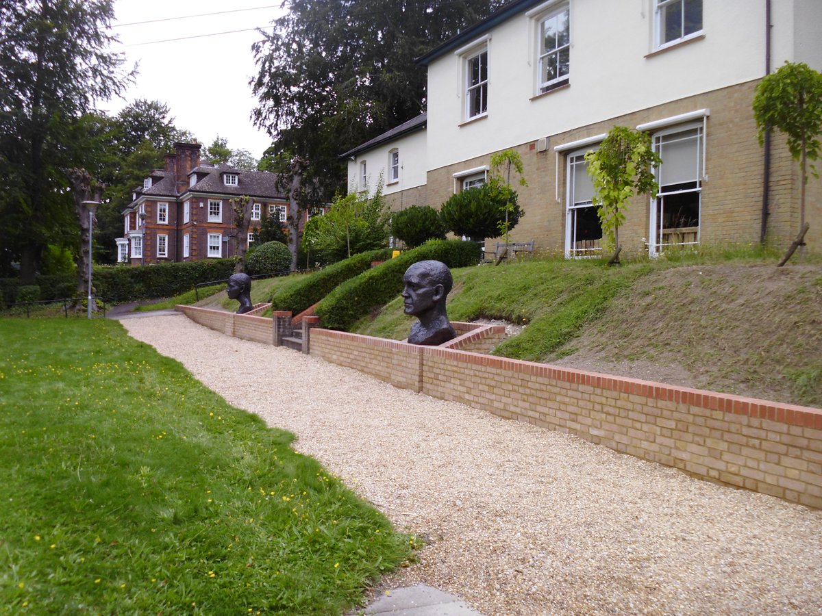 Nice to see one of our smaller projects coming to completion, this one was a little unusual and looks great. Winchester University asked us to assist in improving the entrance to one of their buildings incorporating their 'Adam and Eve' sculptures. #CharteredBuildingCompany