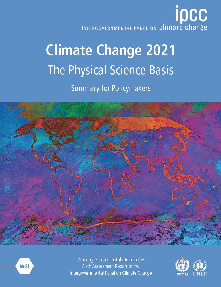 Bonjour! Voici une présentation pour les francophones des principales conclusions du 6ème rapport d'évaluation du GIEC sur les bases physiques du changement climatique. ➡️🧵 (1/...)