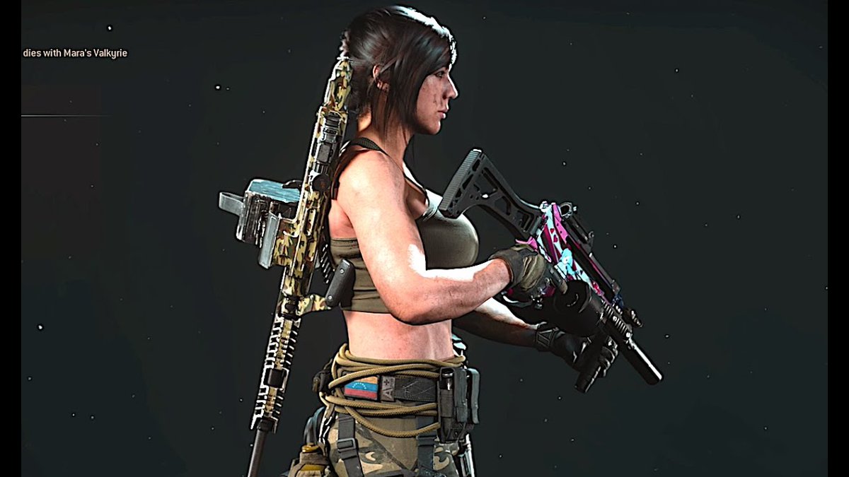 romokho's tweet photo. @ManixXManix سیست بیشتر شبیه mara valkyrie تو COD Warzon هستش😁 https://t.co/NVFLF2wBqK