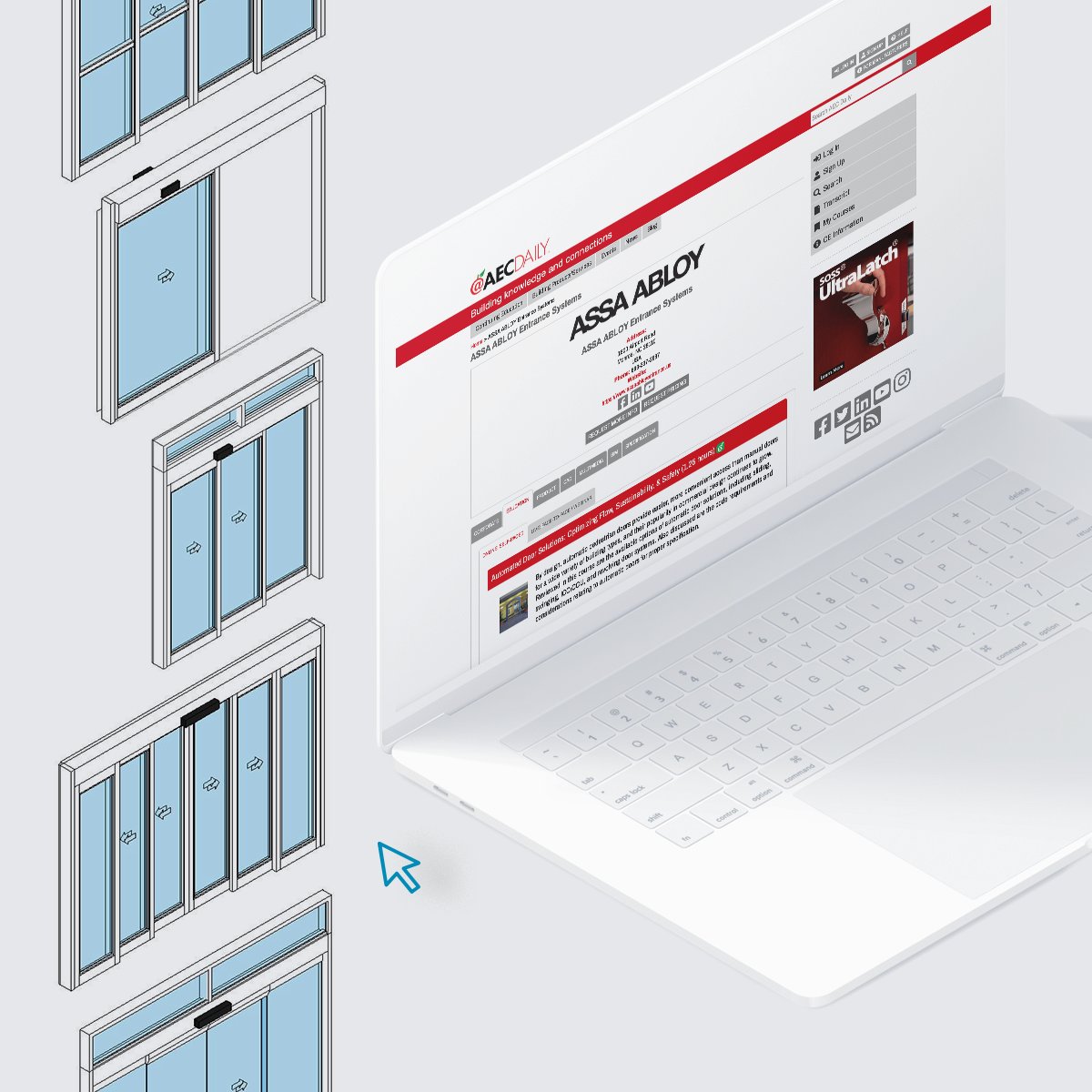 Continue your education when it comes to all things automatic doors with AIA accredited courses through AEC Daily—aecdaily.com/account_regist…