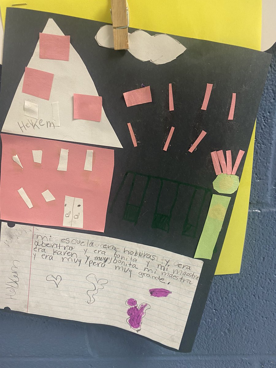 teachingsmyjam7's tweet photo. We have some amazing kids! Being able to read, speak, and write in Spanish and learning how to do the same in English! I love how Maestra Alcala is supporting students in communicating in both languages. ❤️@alcalateach @KJEschool @LoniLHodge @jefcoedESL https://t.co/w2i7pODK1t