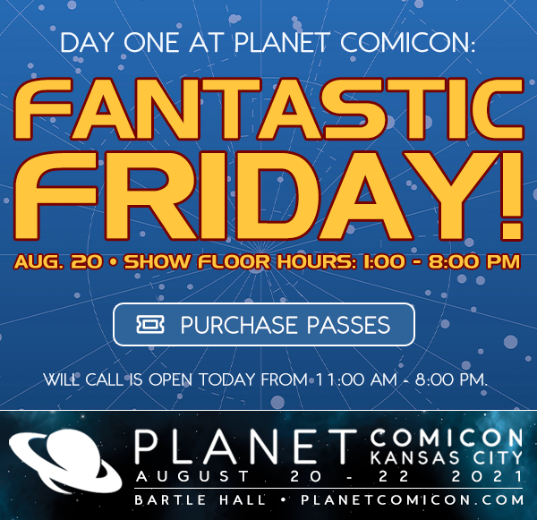 PlanetComicon's tweet photo. Welcome to DAY ONE at Planet Comicon Kansas City 2021!

🎟️ https://t.co/EgTIyIMhv9
📸 https://t.co/LAiM3LGiuS

#pckc #planetcomicon #kansascity https://t.co/s7KUgGBrwe