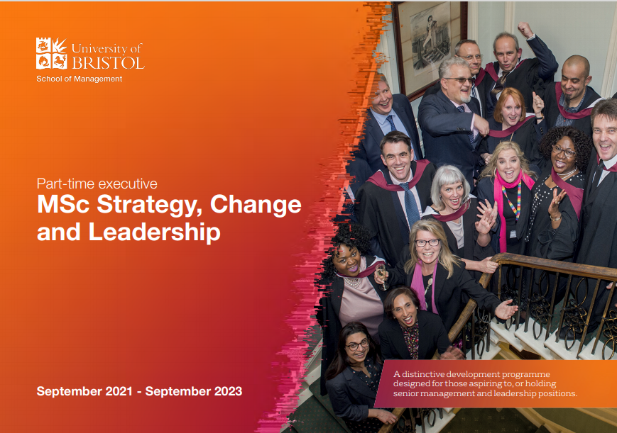 Apply for the #UniversityofBristol's Executive part-time MSc Programme in Strategy, Change and Leadership. Apply: bristol.ac.uk/study/postgrad… or email mgmt-scl@bristol.ac.uk for more information #msc #strategy #leadership #change #applynow #spacesavailable #management #executive