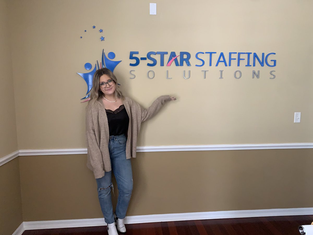 VictoriaHenrich's tweet photo. Today will be Meghan’s last day with 5-Star Staffing Solutions. Although we will miss her tremendously we couldn’t be more proud. Meghan has excelled at anything we have given her. She is ready for her next venture where I know she will soar! Congrats Meghan! https://t.co/KIJ3rr5FDX