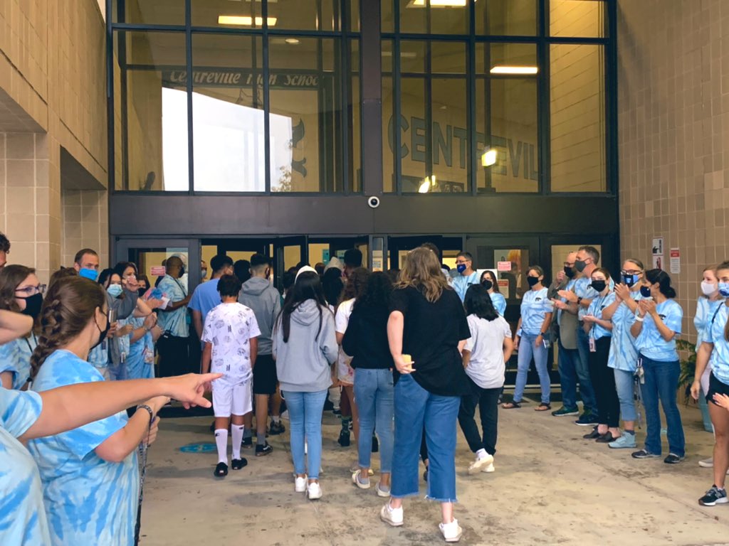 (Psst… we got some new Wildcats today…) #BacktoSchool2021 #CVHSBetterTogether #oneCentreville