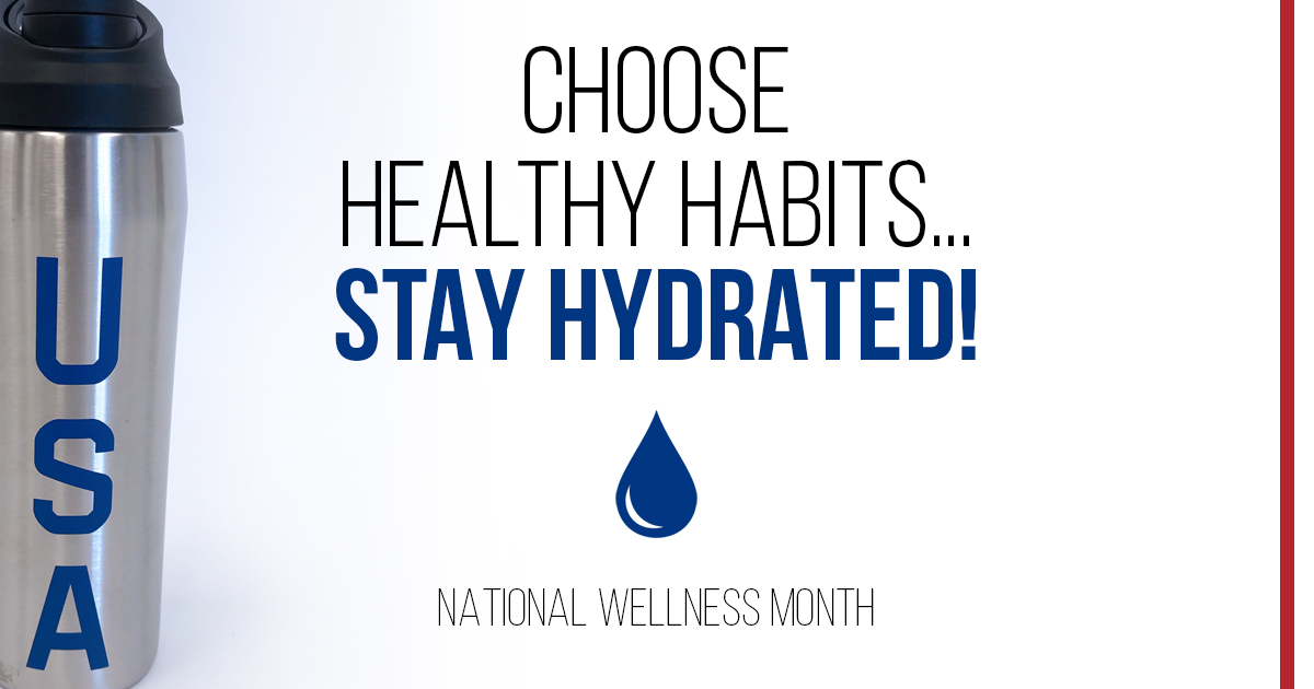 August is National Wellness Month! Consider taking extra time to stretch post-workout, cooking healthier meals at home, or simply making sure to stay hydrated throughout the day. What is your wellness habit goal? #TeamUSATF  #usatfli