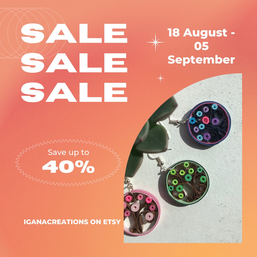 #EndOfSummerSale is now on. Old stock is 40% off in Ireland, as well as #FreePost in Ireland on all orders

etsy.com/IE/SHOP/IGANAC…