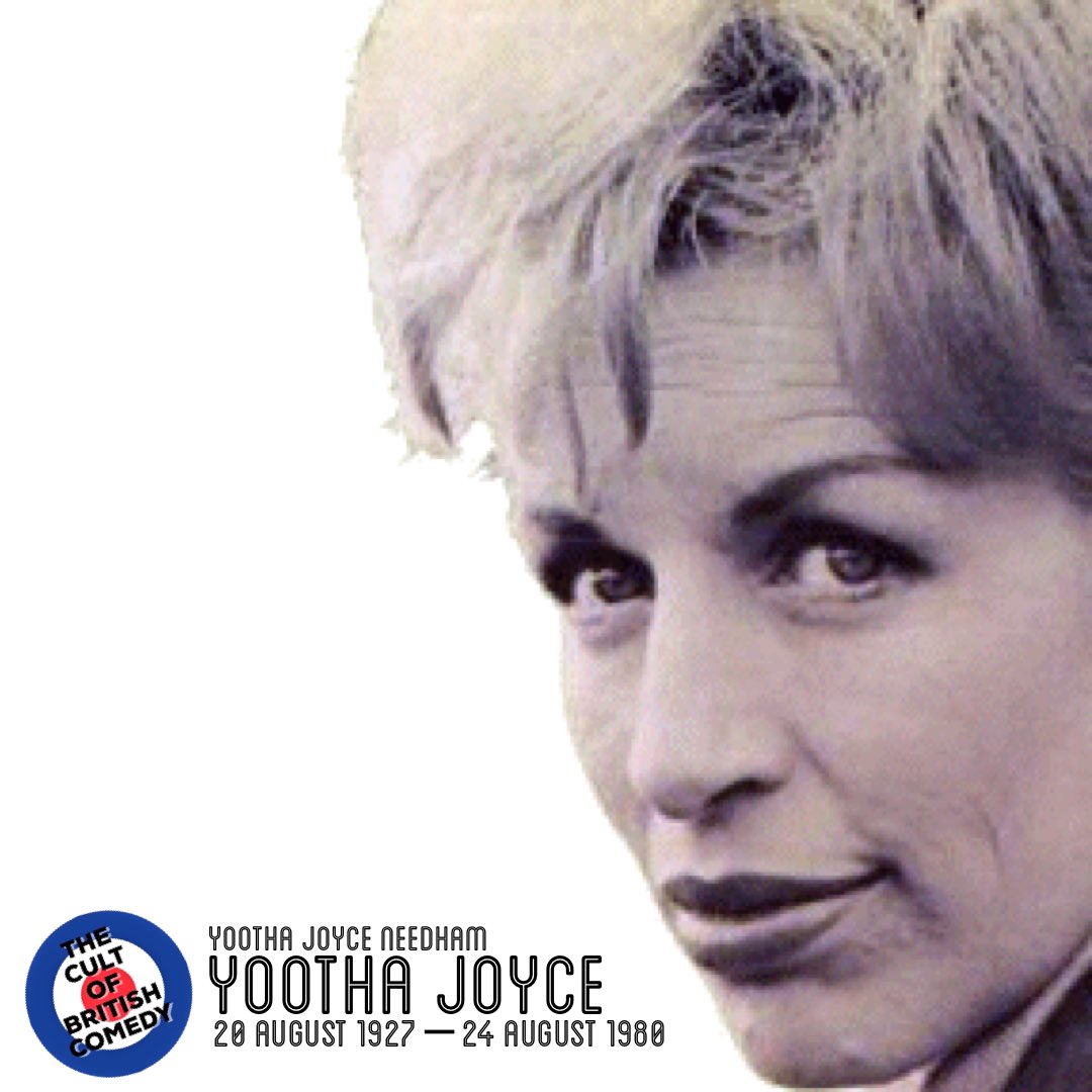 The Unforgettable #YoothaJoyce 

#BOTD 1927

#ManAboutTheHouse #TheAvengers #GeorgeAndMildred #BennyHill #TheDickEmeryShow #SteptoeAndSon #SparrowsCantSing #OnTheBuses #JasonKing #SteptoeAndSonRideAgain