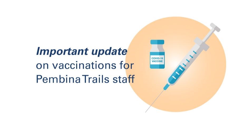 Dear Families and Staff:Earlier today we informed families in our communities about our decision to require masks in Kindergarten to Grade 12 schools, buildings and buses as part of our ongoing priori... pembinatrails.ca/_ci/post/00200…