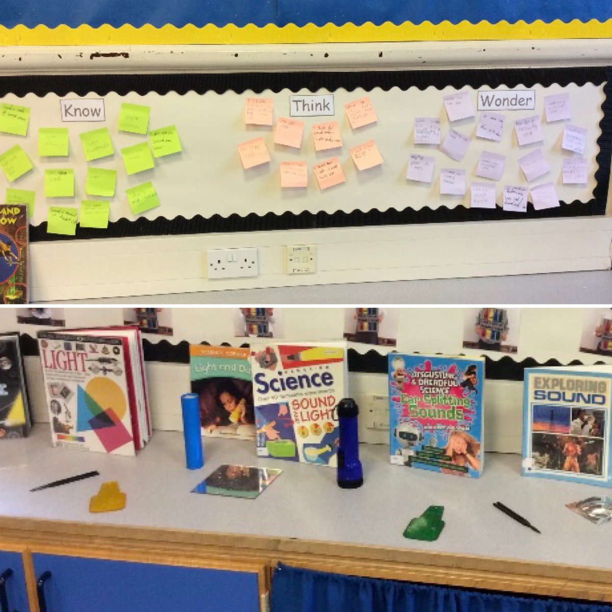 What a busy but great first week in my new school. Really enjoyed introducing our new topic of Light and Sound today! Looking forward to explore with the kids through activities and experiments.