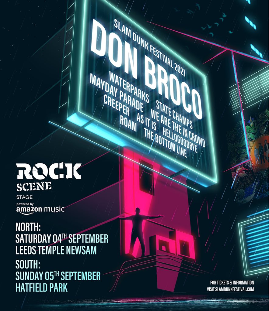 SlamDunkMusic's tweet image. We are very pleased to share with you the Rock Scene Presents powered by the @AmazonMusicUK at Slam Dunk Festival!

We will be announcing more times shortly so keep your eyes on our socials!
 
All tickets + info @ slamdunkfestival.com