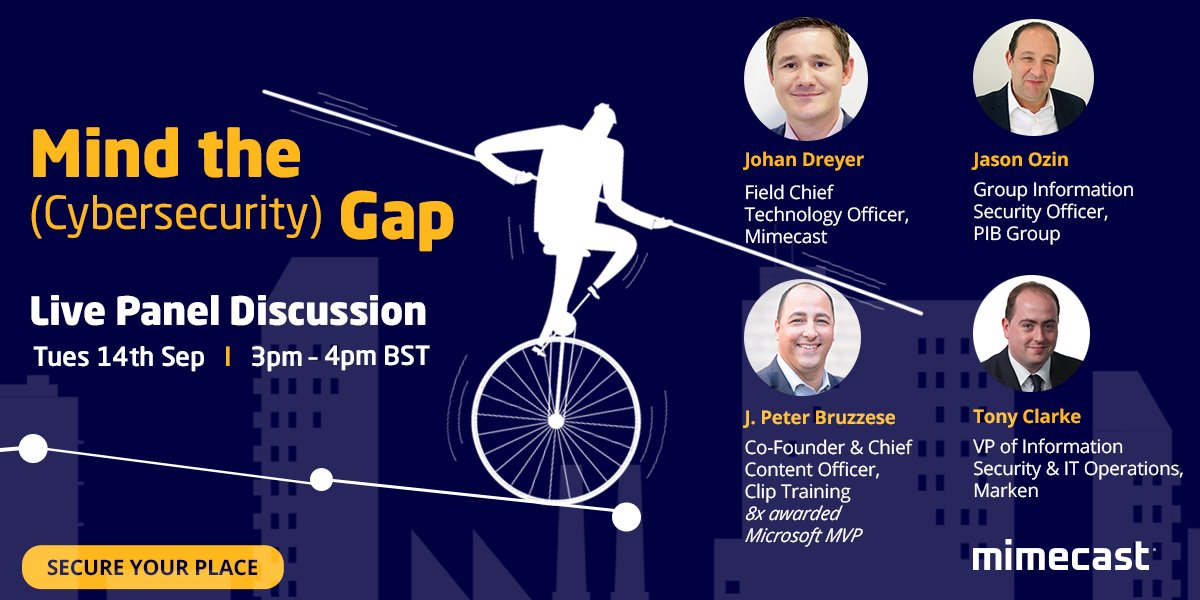 Register for our upcoming live panel discussion to understand best practices when it comes to balancing the risk
 
Register here: bit.ly/3l7VuAO

#cybersecurity #emailsecurity