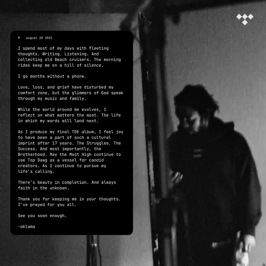 RT @TIDAL: A message from @kendricklamar. https://t.co/azT2IdOcS0